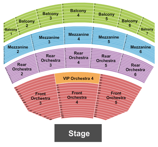 The Theatre Tina Fey Seating Chart